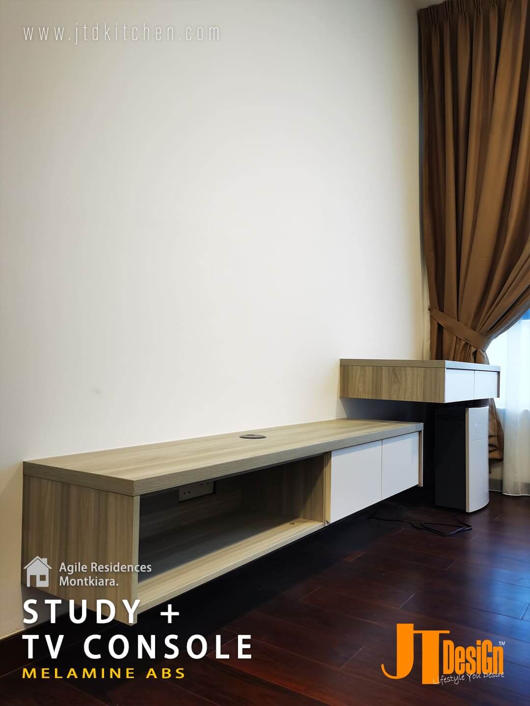 Study Table TV Cabinet - Agile Mont Kiara 1