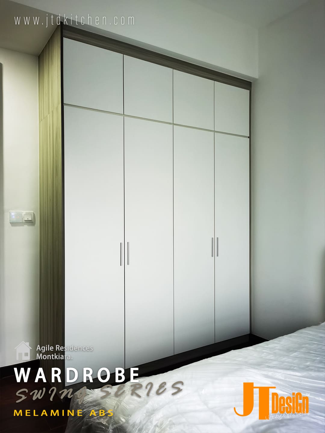 Agile Mont Kiara - Swing Door Wardrobe Design 2
