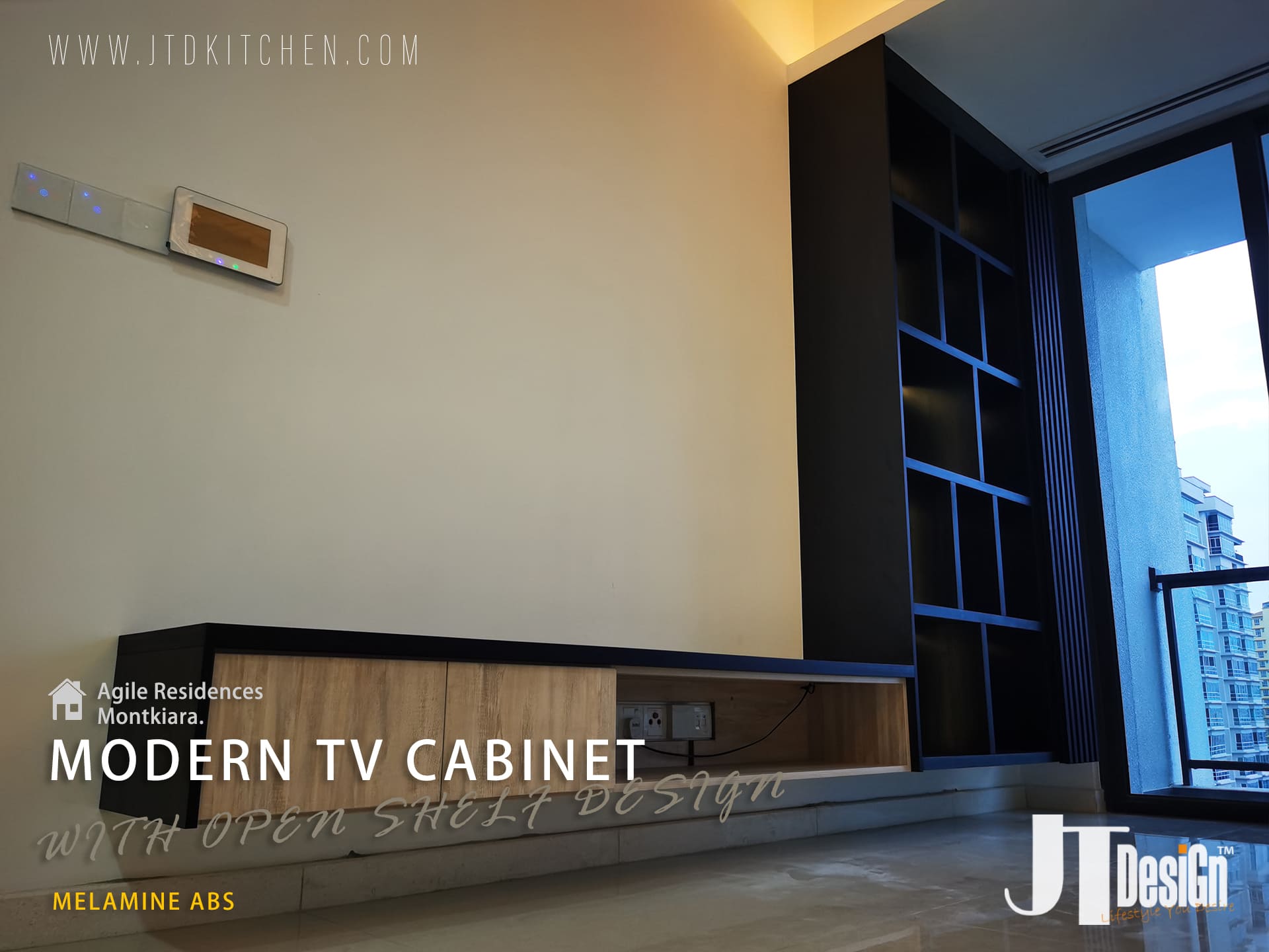 Agile Mont Kiara - Modern TV Cabinet Design