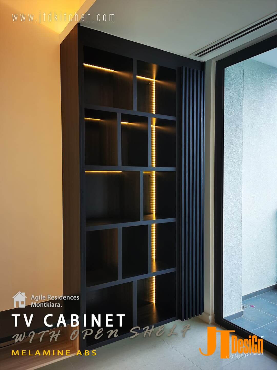 Agile Mont Kiara - Modern TV Cabinet Design 2
